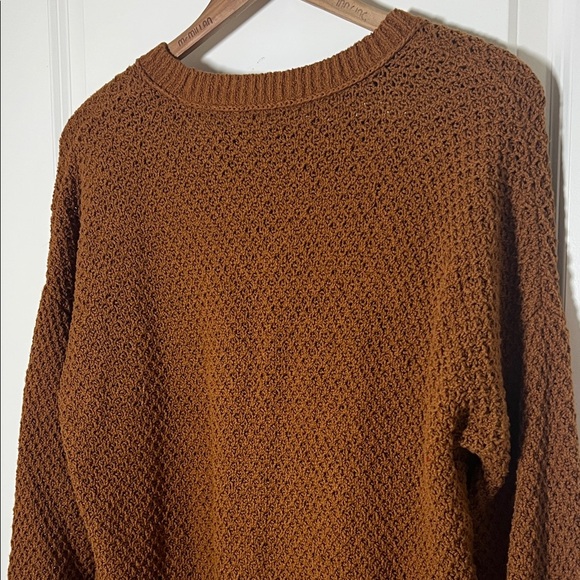 Madewell Sweater Mustard Brown Drop Shoulder XS - Picture 4 of 8